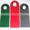 008160801 high quality custom felt door hanger, eva hotel door hanger