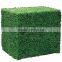 LXY072019 christmas decoration plastic green fence artificial boxwood hedge