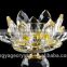 6 years experiences factory handmade glass crystal wedding candlestick