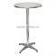 event aluminum table with stainless steel top, coffee table with 4 leg design AS-1921