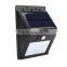 Solar Motion Sensor Light,Holan 16 LED Rainproof Powered Security Light Outdoor with 4 Intelligent Modes for Garden,Outdoor