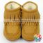 Winter Soft Warm Shoes Solid Color Girls Boots Fashion Kids Boots Wholesale