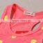 Orange Girls Custom Singlet With Dot Printing