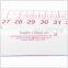 Kearing Vary Form Curve Ruler Armhole Curves Silk Printing Flexible Transparent Plastic Rulers # 6132