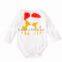 Hot sale baby clothes newborn golden deer rompers and dot socks kneepads
