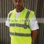 high visibility 3M reflective waistcoat custom logo printed