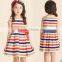 flower girl dresses children frocks design stripe tutu dress 2015 new design fashion baby dress children