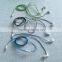 Fashionable Safety Reflective Headphone Line the Material for Stereo Headset