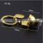 Top Quanlity Accessory Keyring Golden NEW Keyfob Funny 3D Toilet Keychain