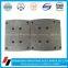 WVA 19582 heavy truck spare parts brake liner