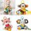 Baby Bed Car Hanging Newborn PLUSH Toy FOR Early Learning Animals Monkey/Dog/Cat/Elephant Doll
