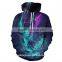 erupt color 3D pinted hoodies/sjm unisex 3D printed sweatshirt hoodies/hot sell 3D hoodies