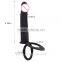 5.1'' Black Silicone Dildo Vibrator Anal Penis Vibration Strap on Dildo Sex Toy For Men