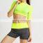 Women fashion high quality sport fitness T-shirt short sleeve stretch quick dry breathable Crop Tops