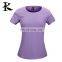 Custom blank dri fit breathable running t shirt for women