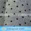 black white dot design 100% cotton flock denim fabric