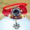 2014 Hottest Sales Leather Retro Wrap wrist Bracelets Lady Watch