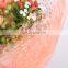 2015 latest design beautiful lace fabric high quality recycable flower wrapper