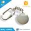 Newest fashion custom logo metal trolley coin key chain zinc alloy soft enamel trolley coin keyring