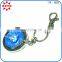 Zinc alloy 3d handbag soft enamel folding bag hanger with chain