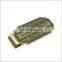 custom money clip wallet metal screwed money clip with card holder Top design Gold