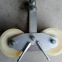 tandem sheave string block; forward backward roller; double stringing roller