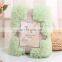 Wholesale popular microfiber polyester blanket korean polar fleece in stock lots