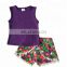2018 high quality kids clothing children Summer wholesale girls baby boutique outfits