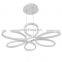 Modern chandelier simple flower-shaped led creative personality art Nordic bedroom study Nordic restaurant chandelier