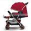 China High Quality Two-Way Lightweight Foldable Multifunctional Baby Stroller