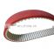 lathe tools conveyor timing belt red rubber coating belt from China