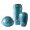 American European Light Luxury Hand Made Blue Large Glass Vase For Dining Room Decor