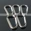 5pcs Carabiner D-Ring Snap Clip Hook Buckle Keychain Keyring Hiking Climbing NEW