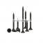 Assorted Steel Nail 17X27 Nails Drywall Screws 25mm Black Head Thread for Wood Furniture Cabinet