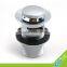 Brass Pop Up Drain Waste Vessel Sink basin Drain With Overflow