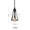 Modern Smoke Gray Glass Pendant Light E27 Restaurant Decorative Lamps