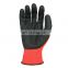 Cheap 13g Rubber Dipped Safety Glove Latex Coated Work Gloves Gloves For Construction Wholesale
