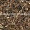 chocolate color glazed polished porcelain marble design floor tile size 600x600mm 800x800mm
