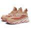 2021 Christmas knife new flying woven breathable leisure sports small white large size shock absorption running trend shoes