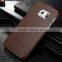 Cowhide Leather Flip Case for Samsung Galaxy S6, Mobile Phone Accessary Smart Case for Samsung Galaxy S6 edge