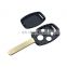3+1 4 Buttons Remote Car Key Shell Case Cover Fob For Honda Accord Civic Jazz CRV