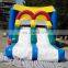 Outdoor playground used clown printing inflatable bouncers combo castle tnet