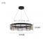 Hotel Project Indoor Decoration Pendant Light Lobby Villa LED Hanging Lamp Luxury Glass LED Chandelier