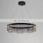 Dining Room Art Modern Indoor Decor Pendant Light Minimalist Design Glass Black Chandelier For Bedroom