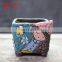 Lovely Girl Creative Succulent Flower Pot Square Ceramic Flowerpot Pottery Porcelain Funny Planters Garden Pot