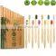 Biodegradable Nylon 4 Bpa Free 4 pack Bamboo Toothbrush Manufacturer