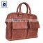 Elegant Design Cotton Lining Material with Matching Stitching Vintage Style Men Genuine Leather Laptop Bag