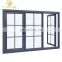 Soundproof and heat resistant triple glazed simple design aluminum casement window