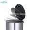 Premium 3L 5L 8L 12L 20L 30L stainless steel round pedal bin with soft close