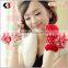 2015 Fashion Cheap Knitted Red Mittens